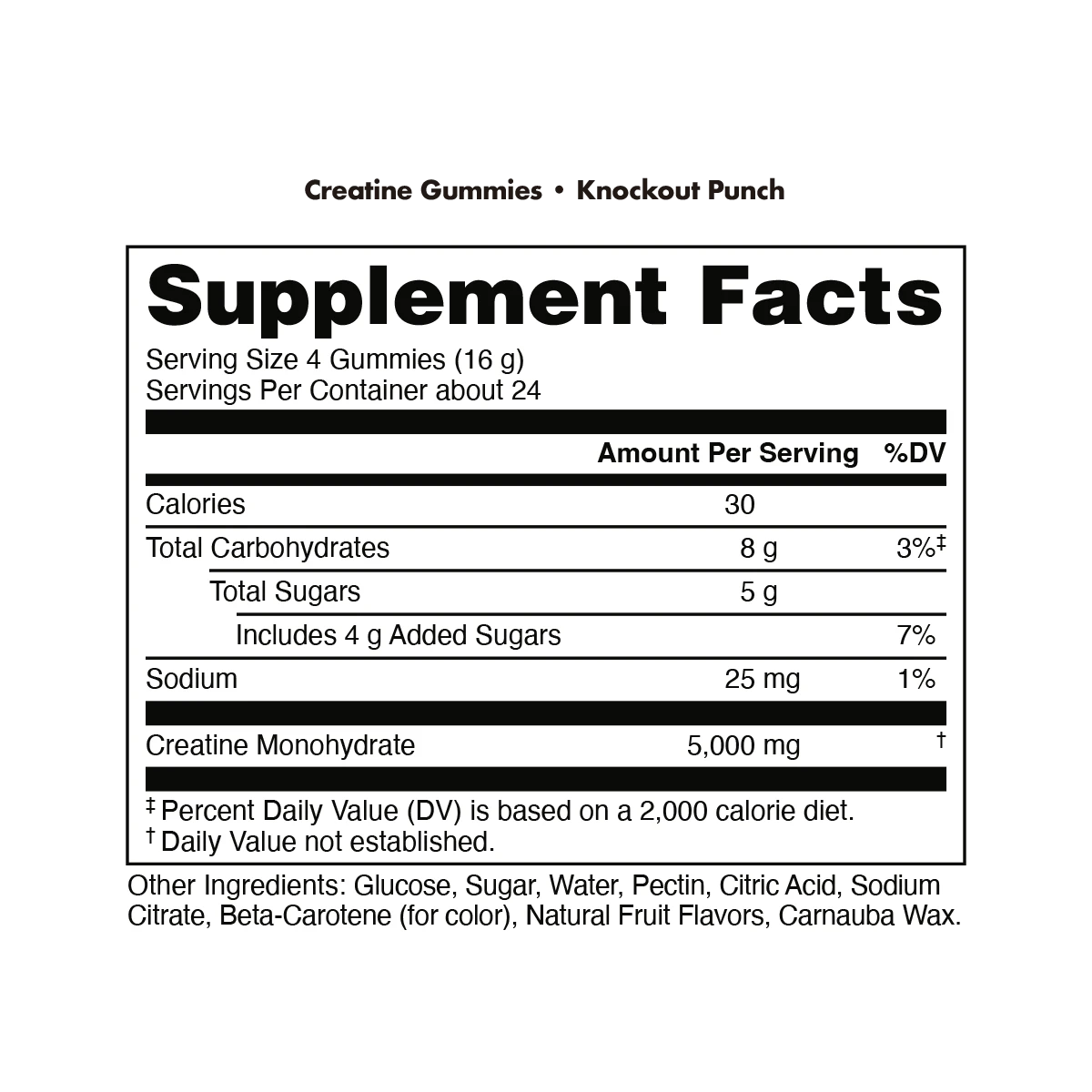 Bucked Up Creatine Gummies