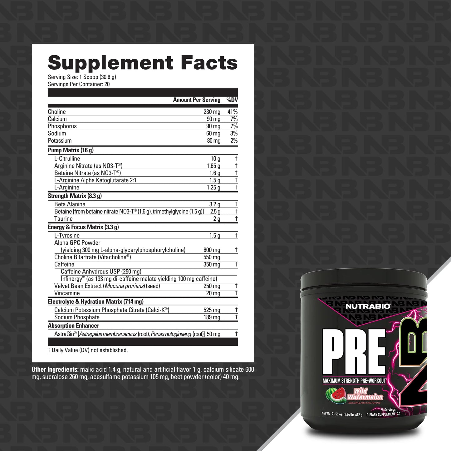 Nutrabio Pre-workout