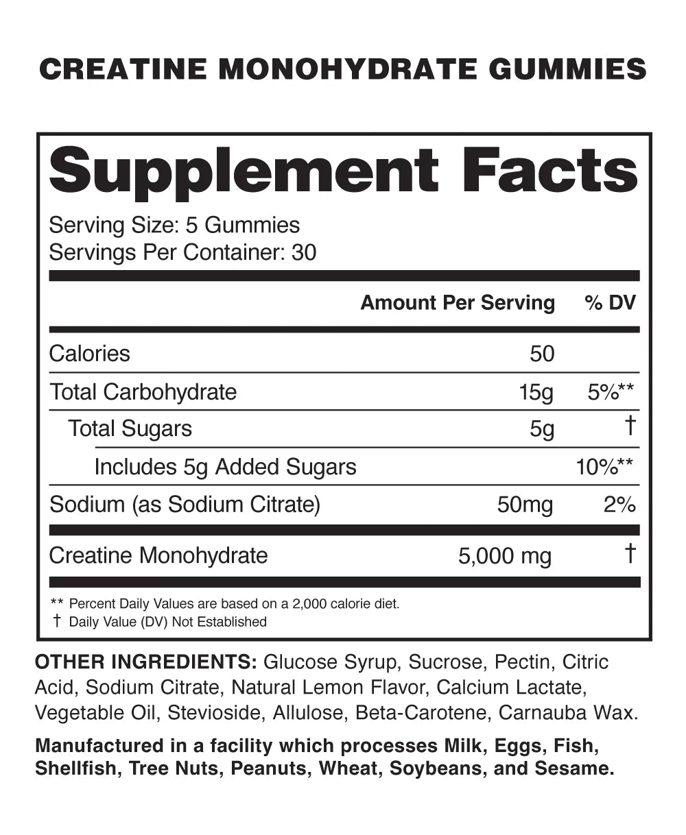 NutraOne Creatine Monohydrate Gummies