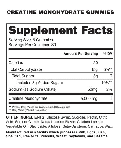 NutraOne Creatine Monohydrate Gummies