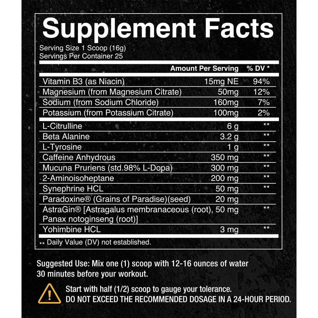 Convict High-stim Preworkout
