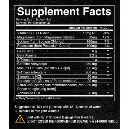 Convict High-stim Preworkout